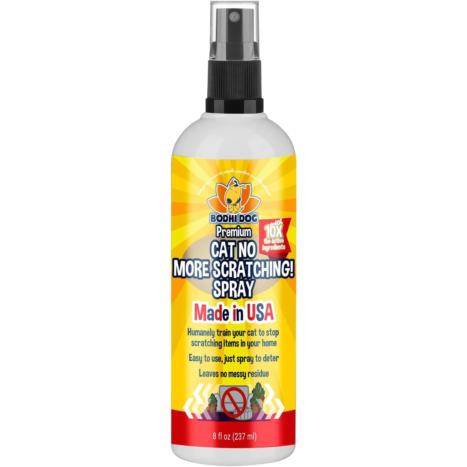 Bodhi Dog Cat No More Scratching! Spray Cat Deterrent Spray for Indoor & Outdoor Use Safe Training Cat Scratch Spray with Essential Oils Cat Scratch Deterrent for Furniture Made in USA new