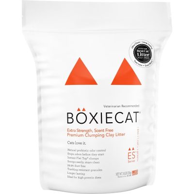 Boxiecat Extra Strength Unscented Premium Clumping Clay Cat Litter