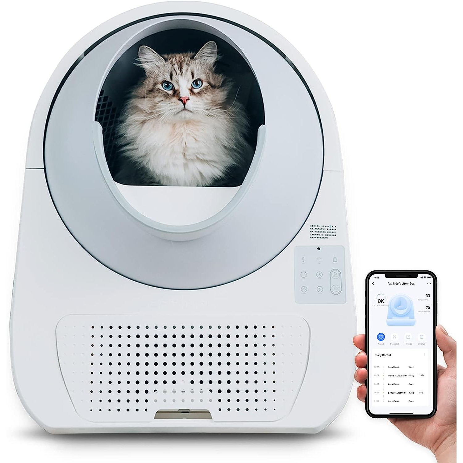 CATLINK Automatic Self Cleaning Cat Litter Box with APP