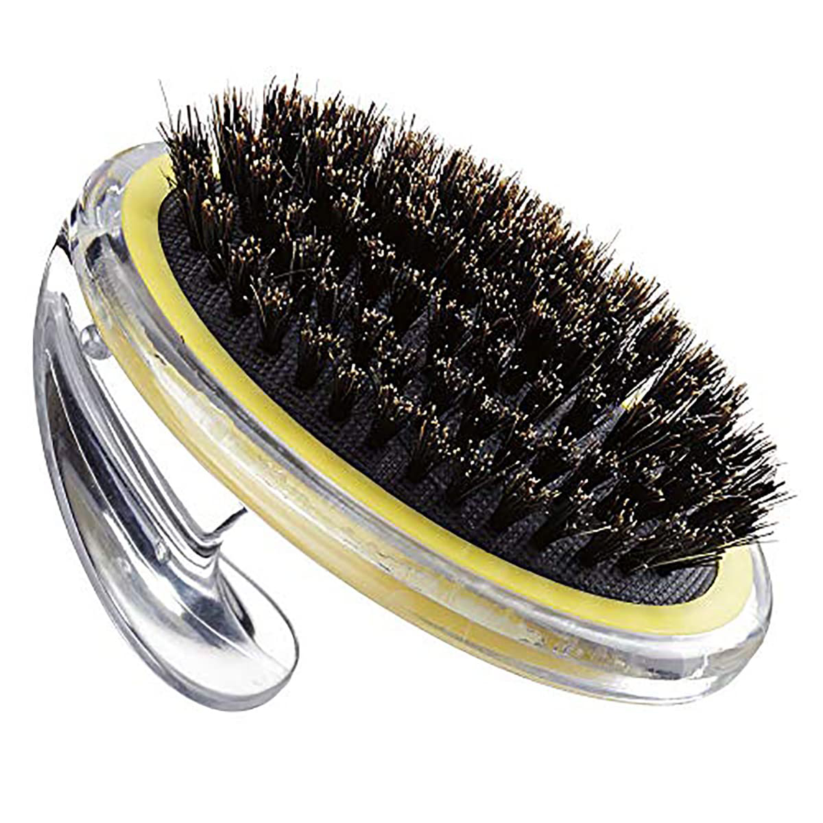 CONAIRPRO Dog & Cat Pet Brush with Ergonomic Pet-It Design, Dog Brush for Shedding, Boar Bristles,Yellow