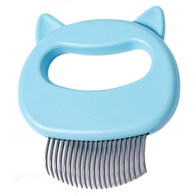 Cat Comb Pet Short & Long Hair Removal Massaging Shell Comb Soft Deshedding Brush Grooming And Shedding Matted Fur Remover Massage Dematting Tool For Dog Puppy Rabbit