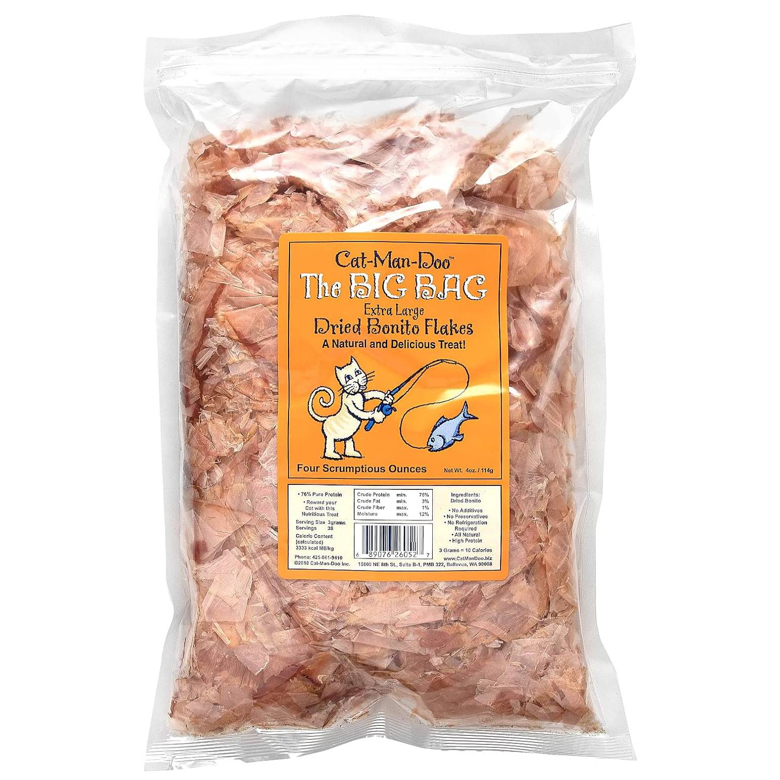 Cat-Man-Doo Dried Bonito Flakes for Cats