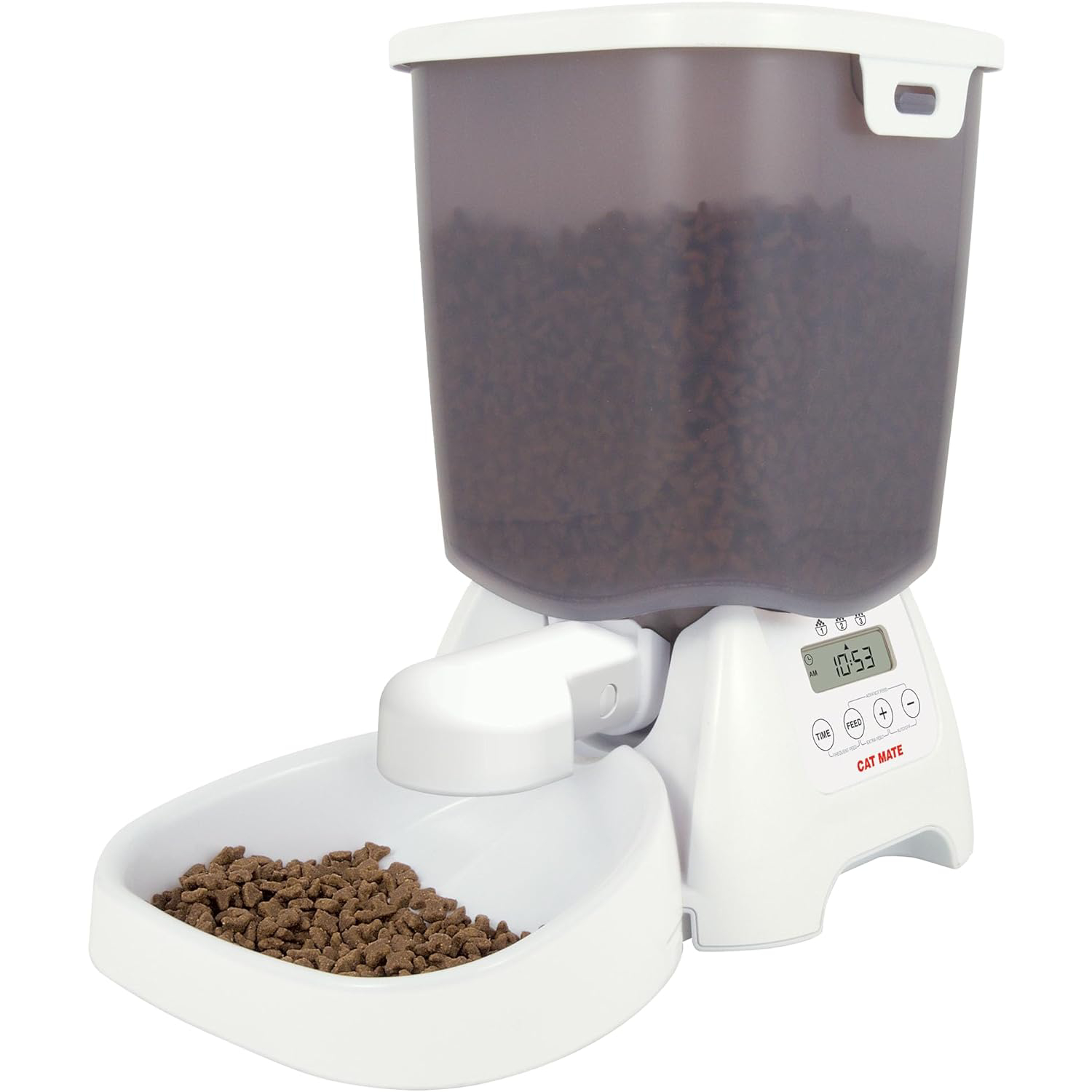 Cat Mate C3000 Automatic Dry Food 3-Meal Feeder, BPA Free for Cats & Small Dogs new