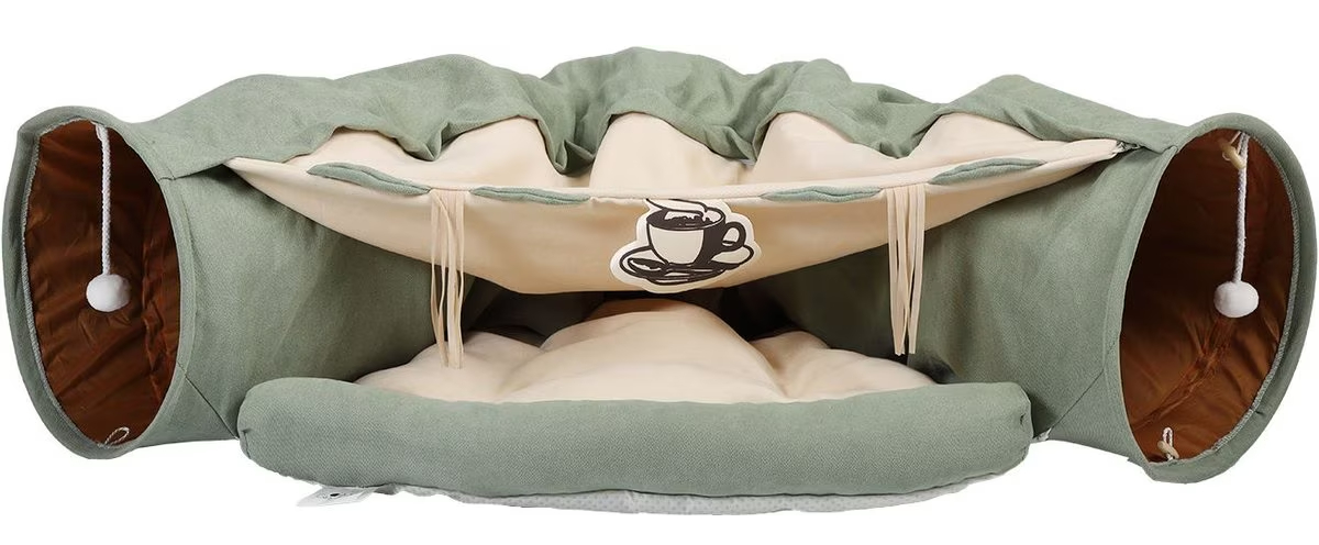 Coziwow by Jaxpety Collapsible Cat Tunnel Bed