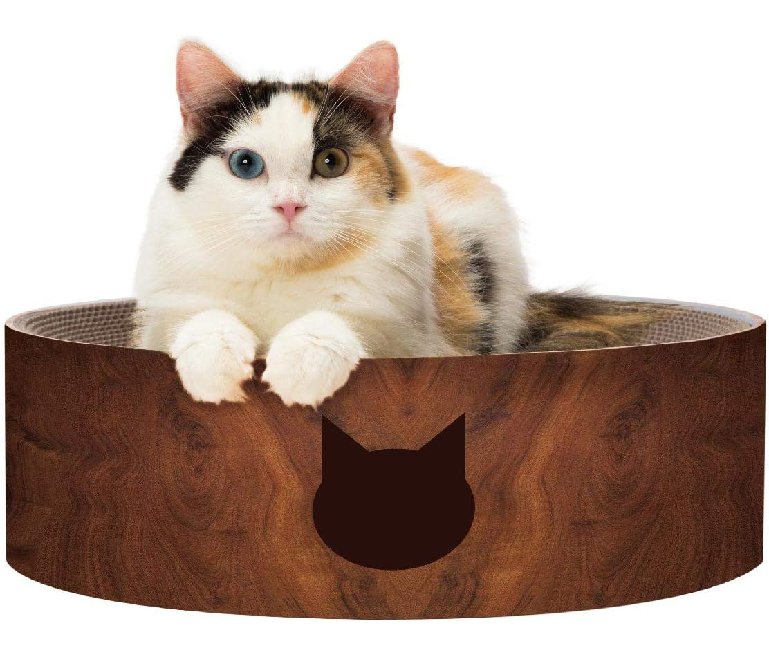 Cozy Cat Scratcher Bowl