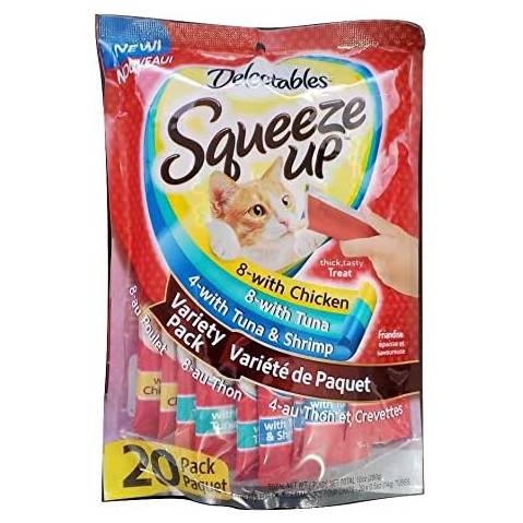 Delectables Squeeze Up Interactive Wet Cat Treats