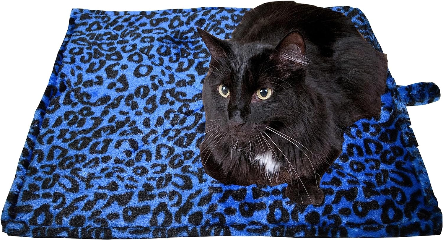 Downtown Pet Supply Thermal Leopard Print Cat Mat