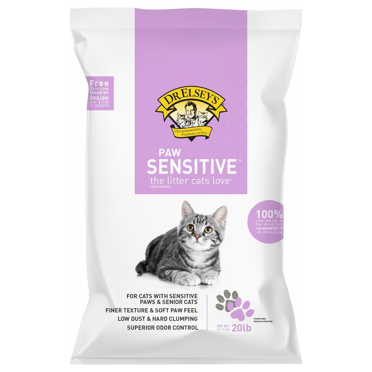 Dr. Elsey's Paw Sensitive Clumping Clay Cat Litter