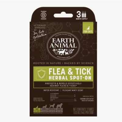 Earth Animal Nature’s Protection Flea & Tick Herbal Spot-On