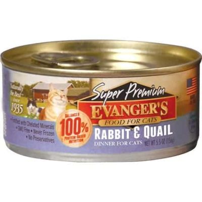 Super Premium Rabbit & Quail Dinner Grain-Free Canned Cat Food