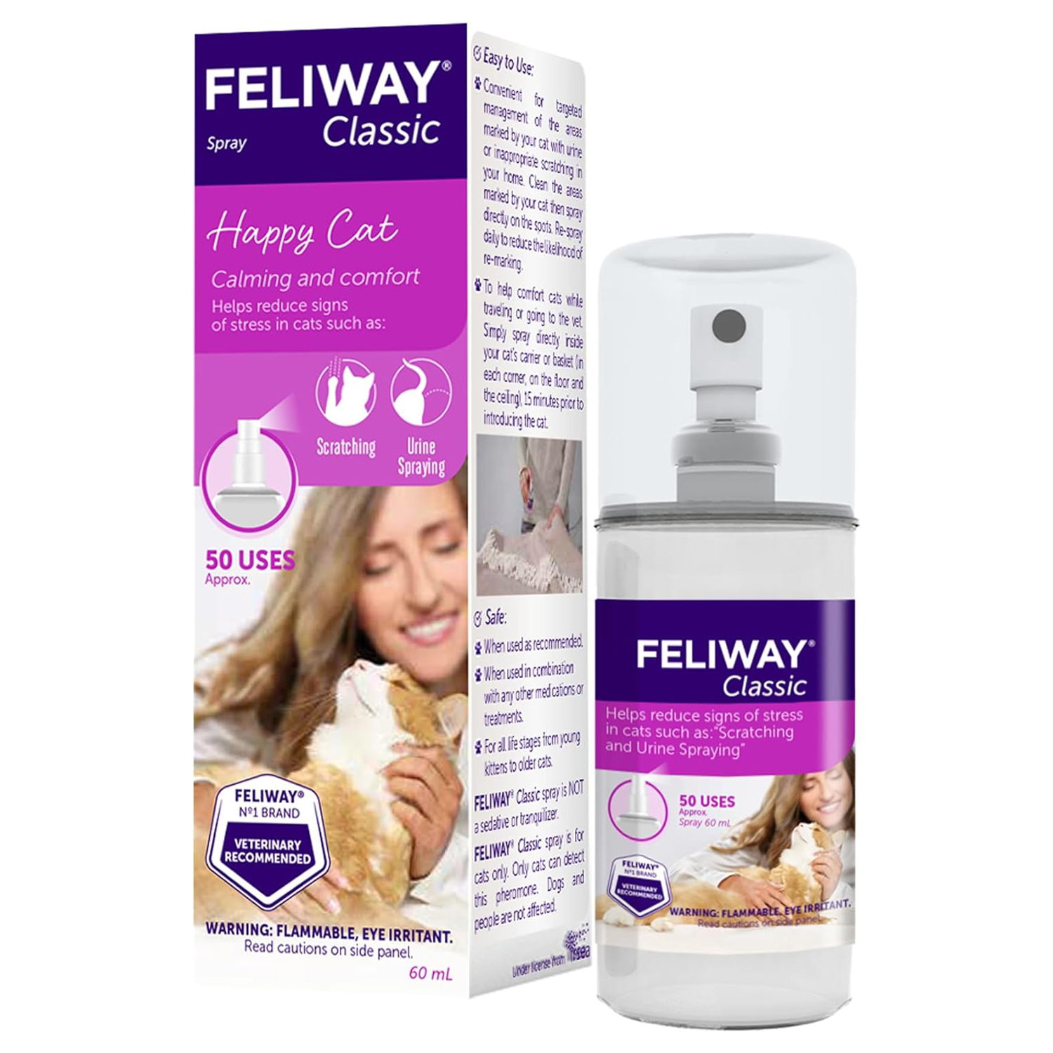 FELIWAY Classic Cat Calming Pheromone Spray