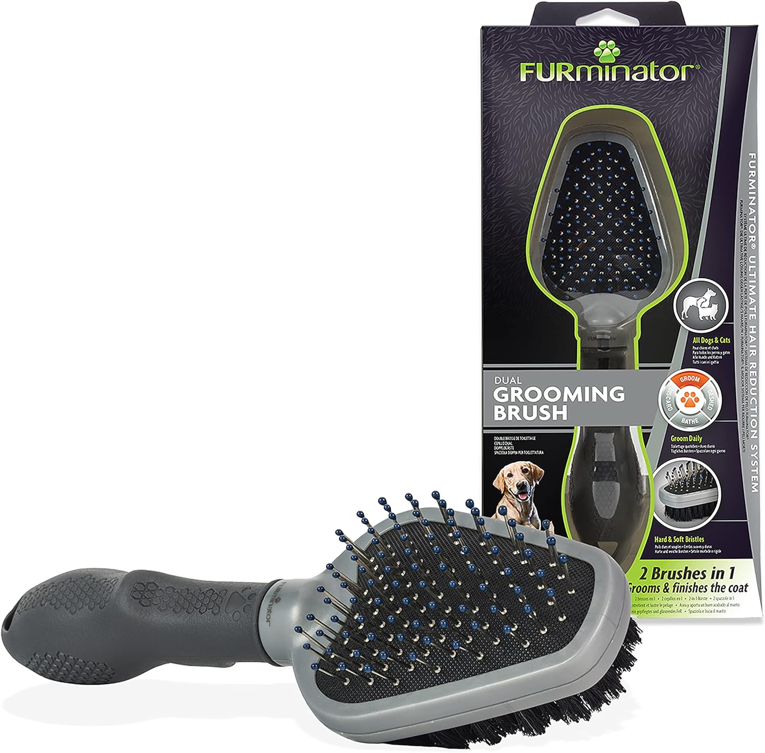 FURminator Dual Grooming Brush