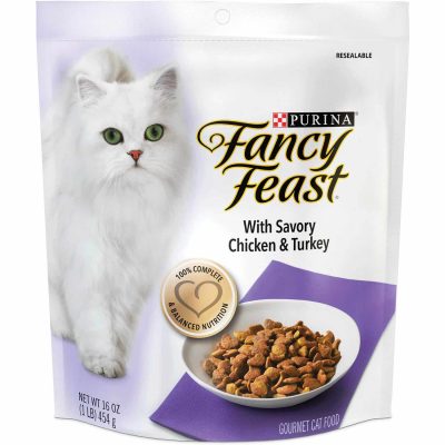 Fancy Feast Gourmet Savory Chicken and Turkey Dry Cat Food