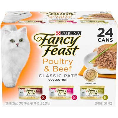 Fancy Feast Poultry & Beef Classic Pâté Variety Pack Canned Cat Food