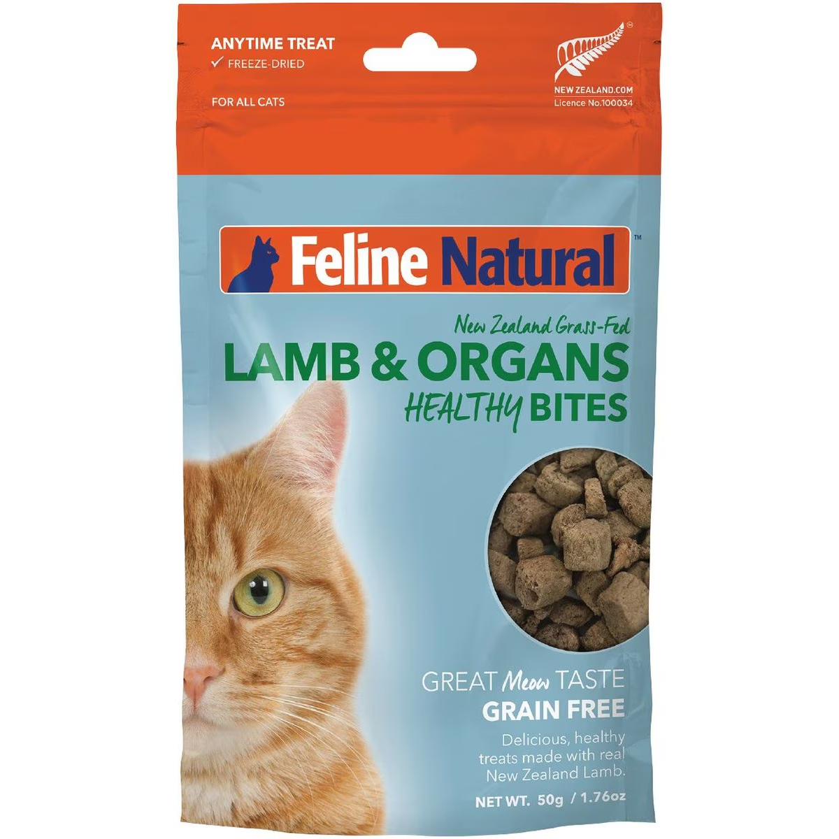 Feline Natural Lamb Healthy Bites Grain-Free Cat Treats