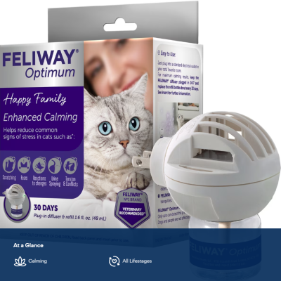 Feliway Optimum Enhanced Calming Diffuser for Cats