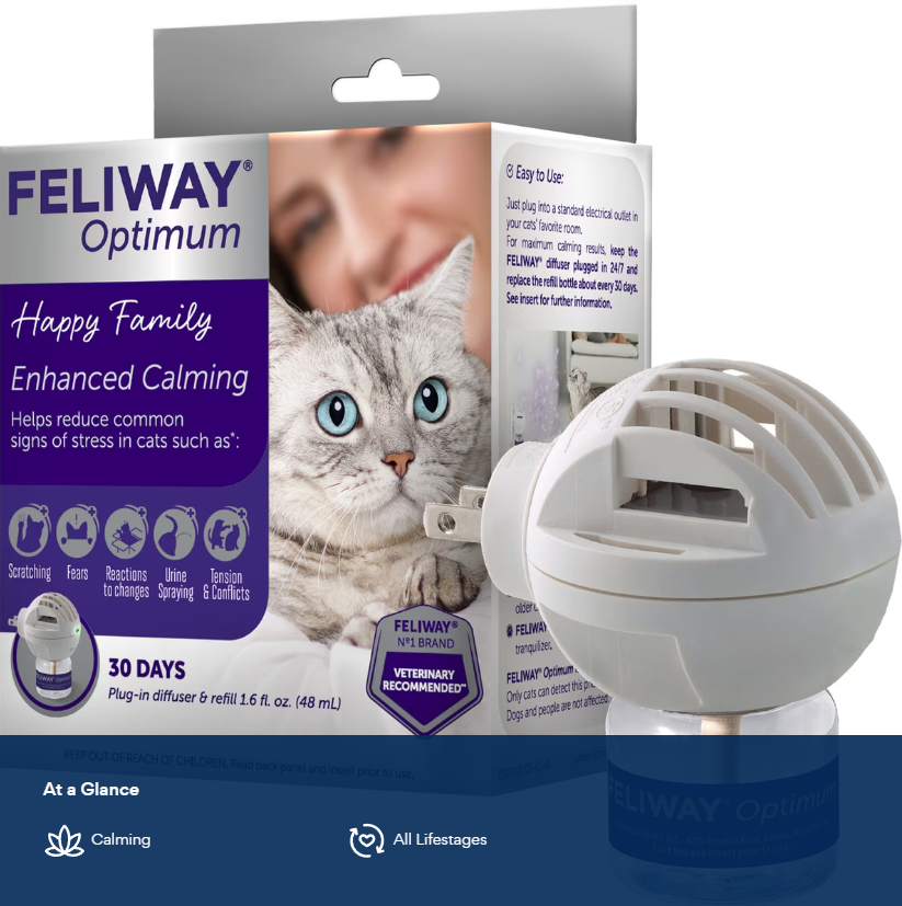 Feliway Optimum Enhanced Calming Diffuser for Cats