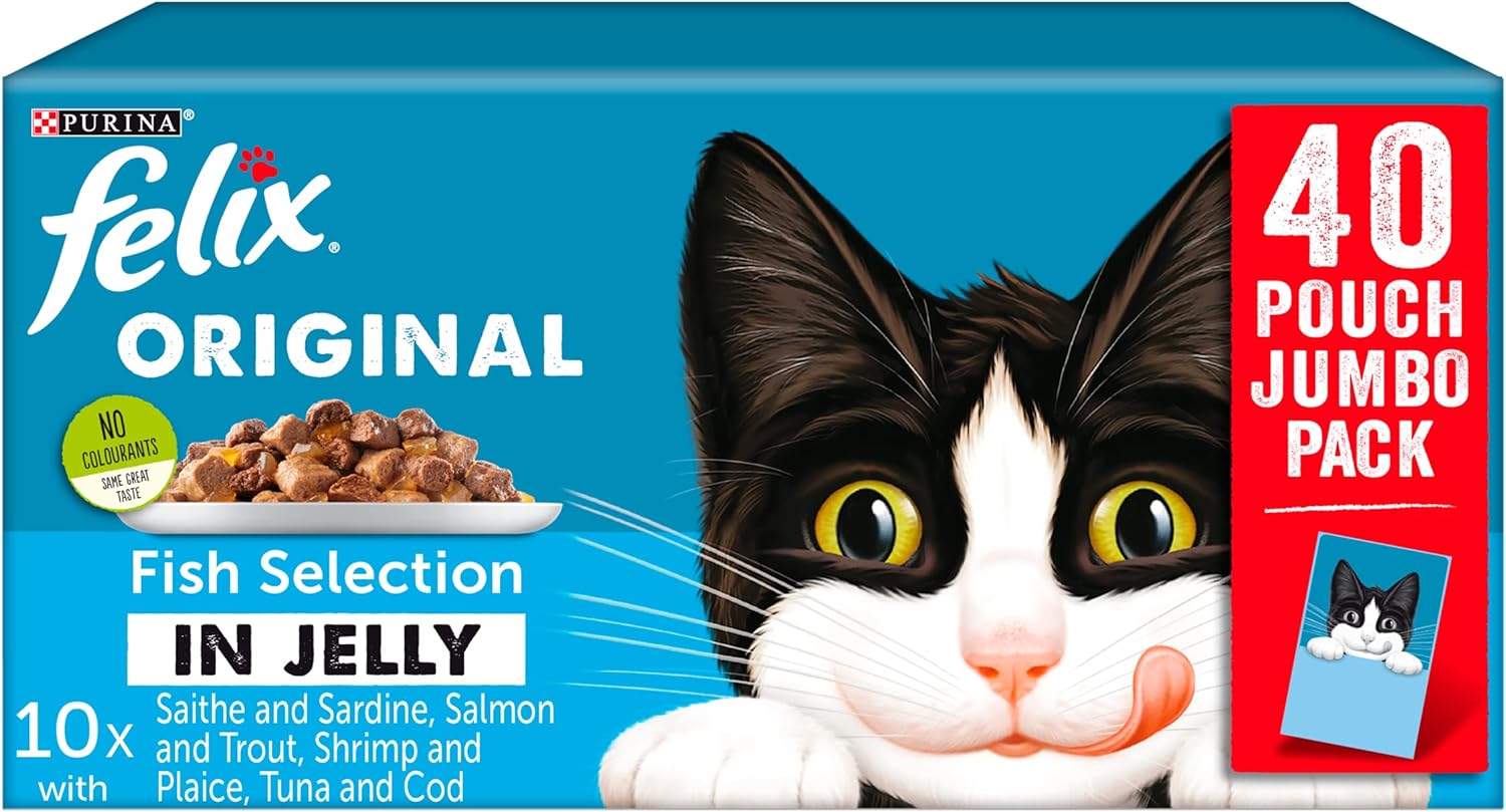 Felix Original Fish Selection in Jelly Cat Food