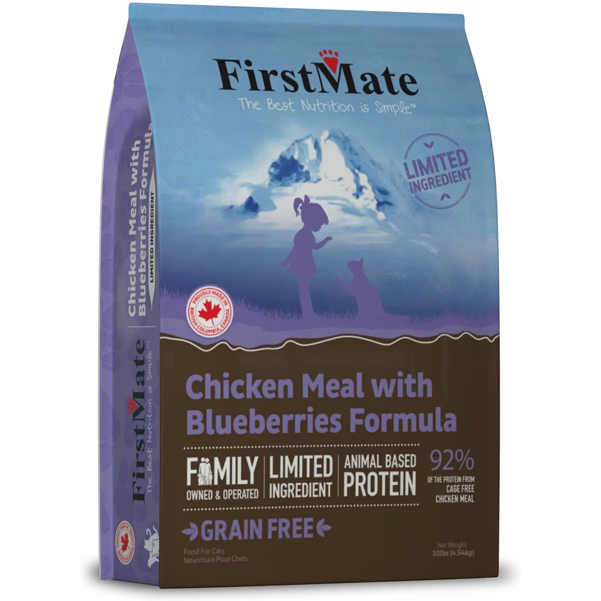 Firstmate Chicken Meal with Blueberries Formula Limited Ingredient Diet Grain-Free Dry Cat Food
