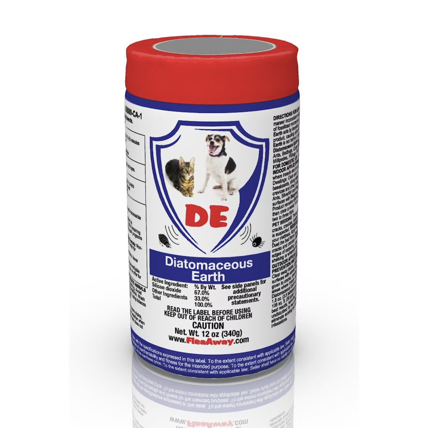 Flea Away Diatomaceous Earth for Dogs & Cat