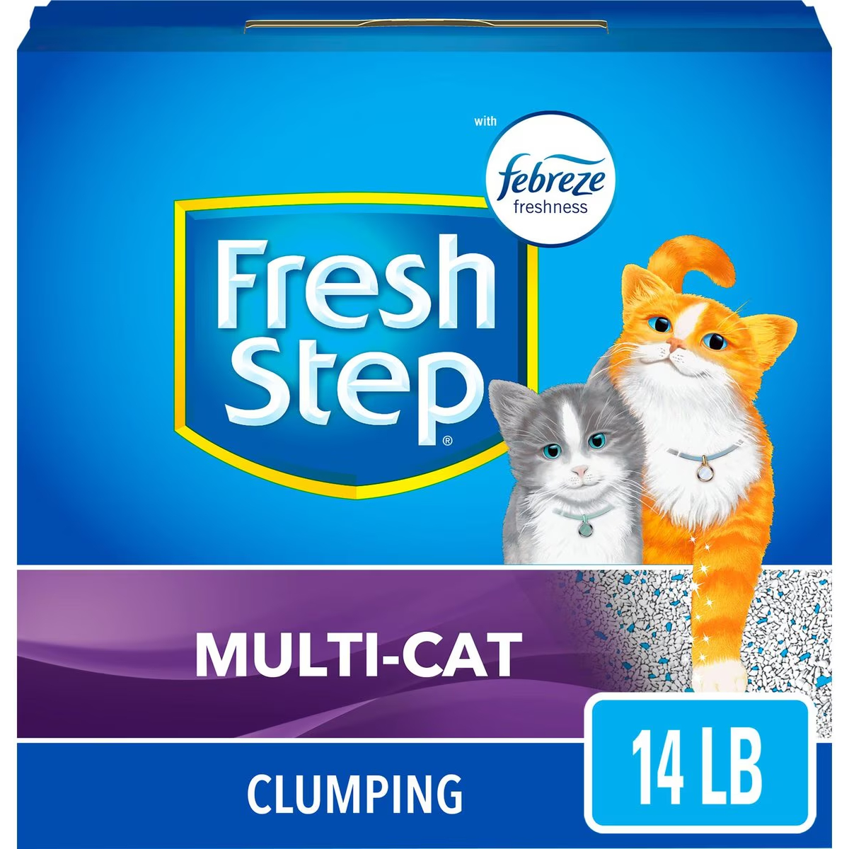 Fresh Step Multi-Cat Extra Strength Scented Clumping Cat Litter