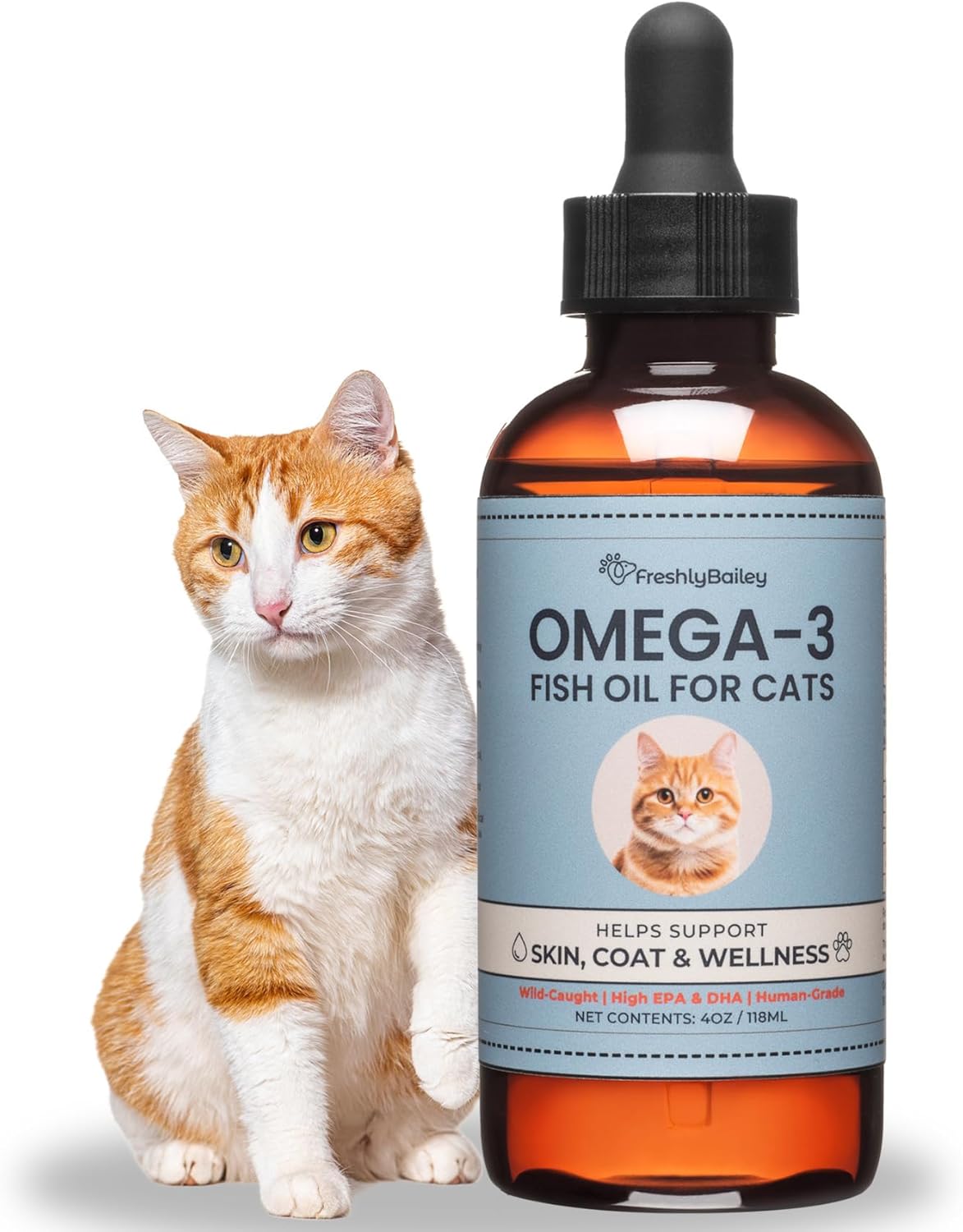 Freshly Bailey Omega-3 Fish Oil for Cats