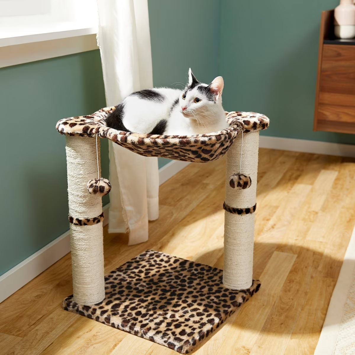 Frisco 20-in Faux Fur Cat Tree new 2024