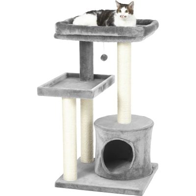 Frisco 42-Inch Heavy Duty Faux Fur Cat Tree & Condo