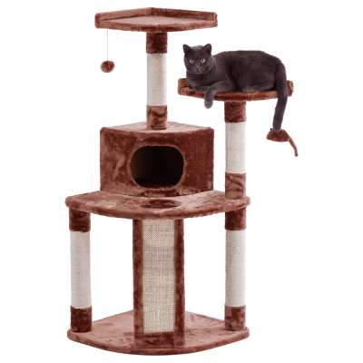 Frisco 48” Faux Fur Cat Tree And Condo