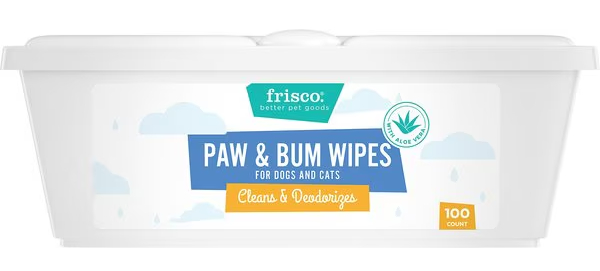 Frisco Deodorizing Paw & Bum Wipes