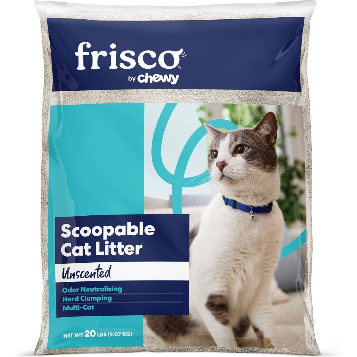 Frisco Multi-Cat Unscented Clumping Clay Cat Litter New