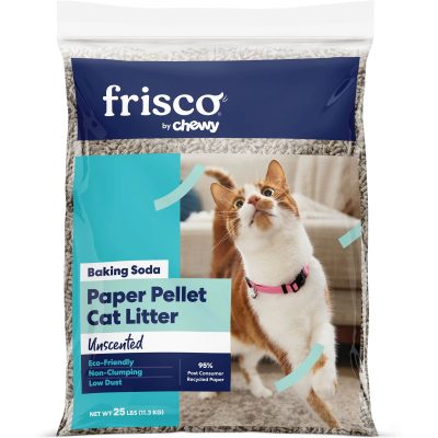 Frisco Non-Clumping Recycled Paper Cat Litter