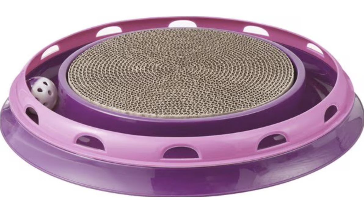 Frisco Scratch & Roll Scratcher Cat Toy with Catnip