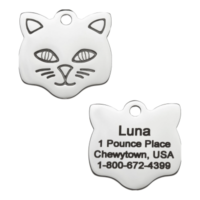 Frisco Stainless Steel Cat ID Tag