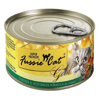 Fussie Chicken & Vegetables Canned Cat Food