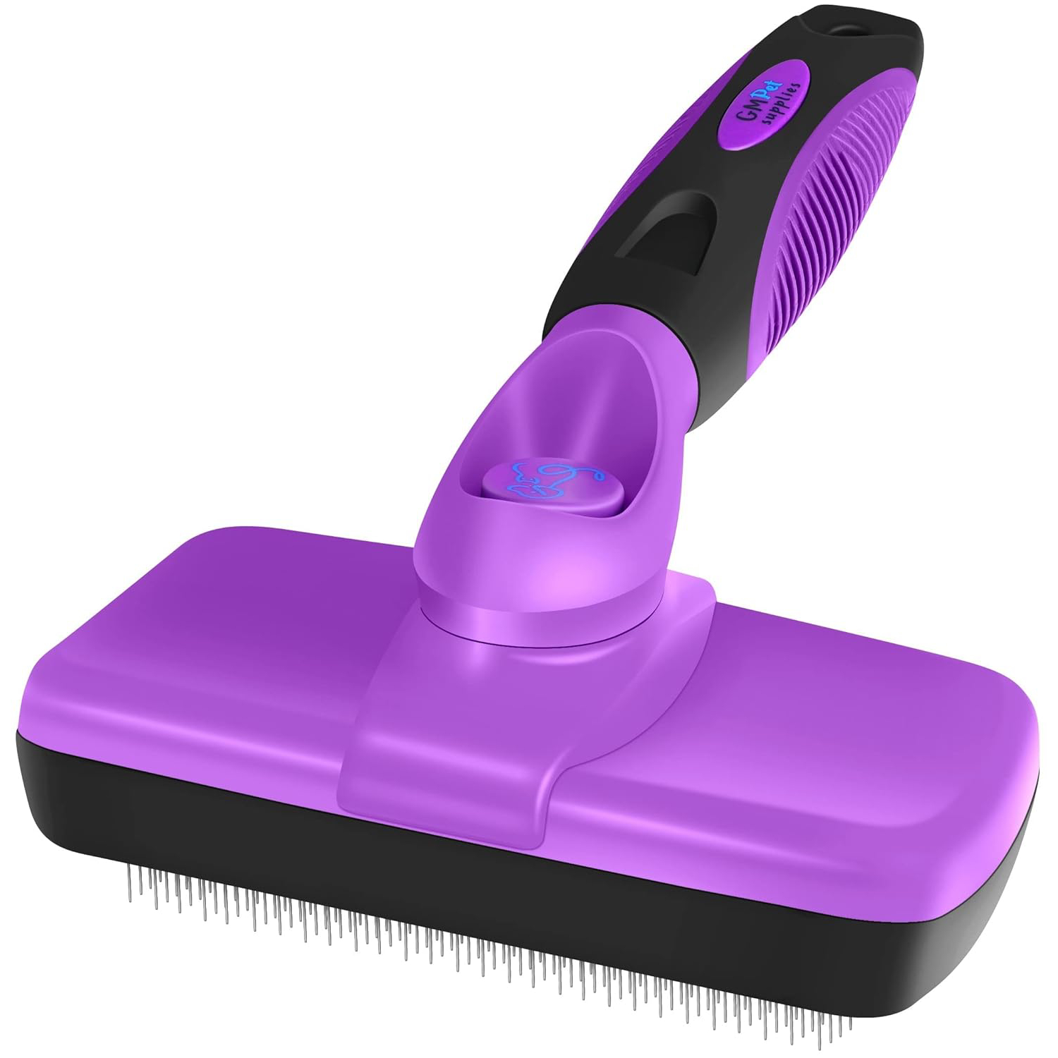 GM Pet Supplies Self Cleaning Slicker Brush _ This is The Best Dog and Cat Brush for Shedding and Grooming _ Our Pet Brushes Are Suitable for All Hair Lengths new