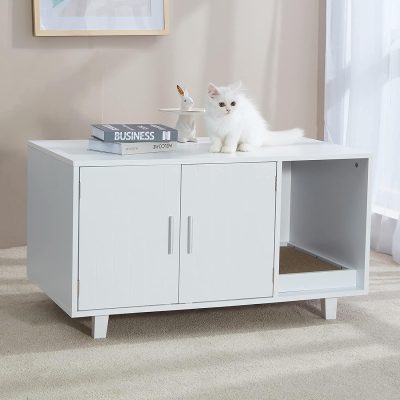 GTQuality Cat Washroom Cat Litter Storage Bench