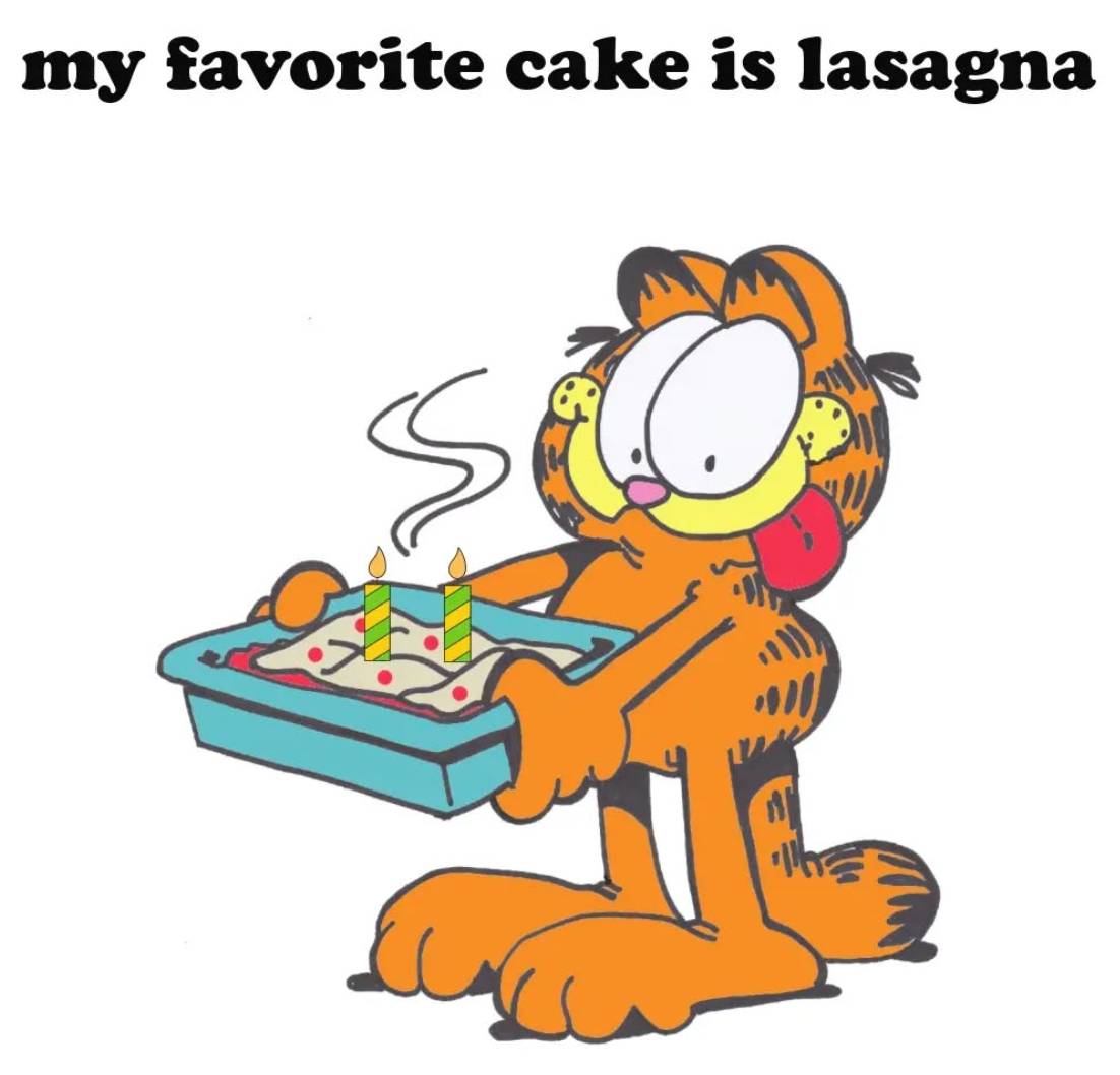Garfield’s Favorite Cake