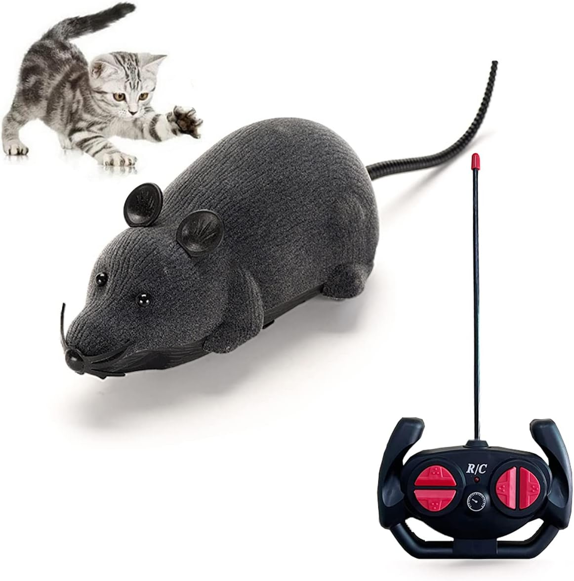 Giveme5 Remote Control Fake Rat Cat Toy