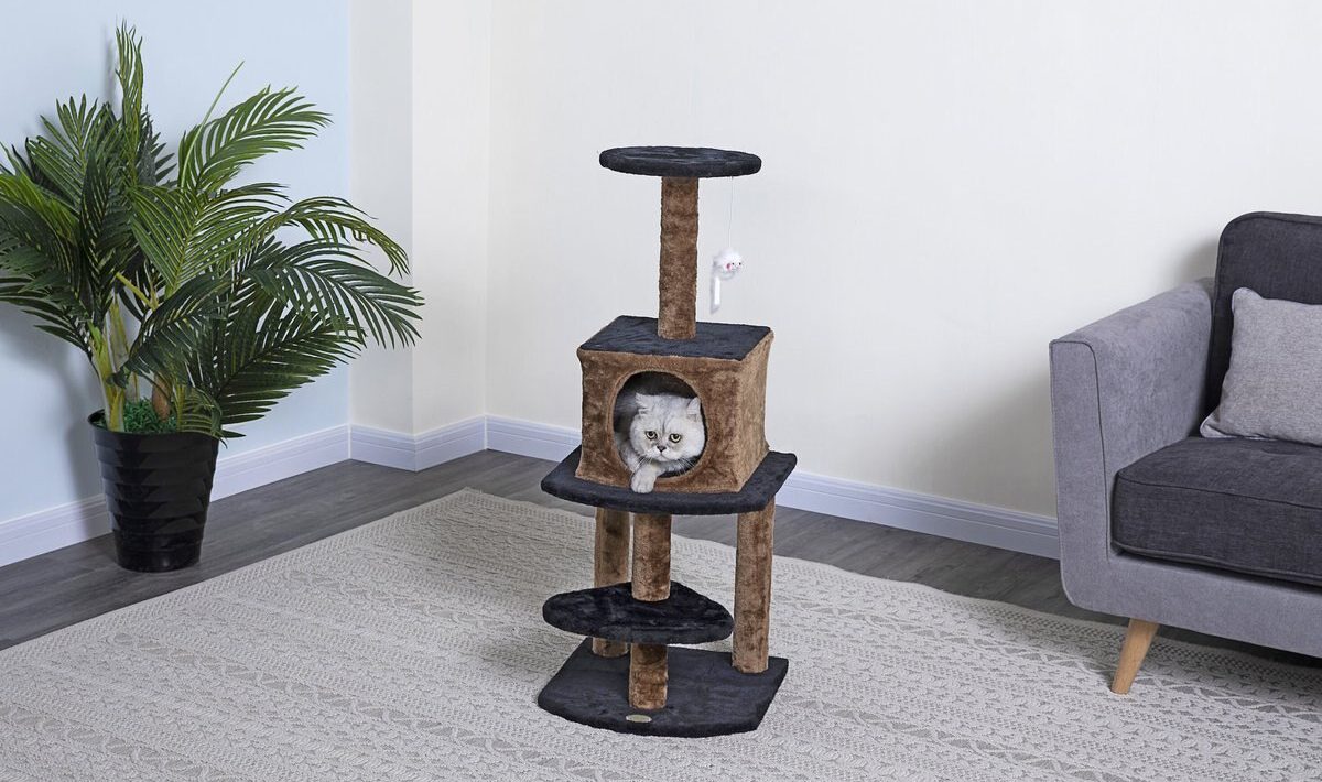 Go Pet Club Faux Fur Cat Tree