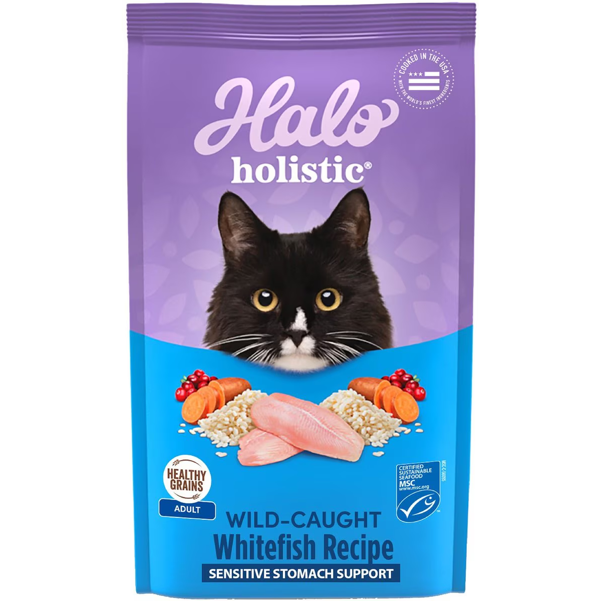 Halo Holistic Sensitive Stomach Dry Cat Food