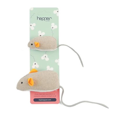 Hepper Mice Toy Set in Hessian