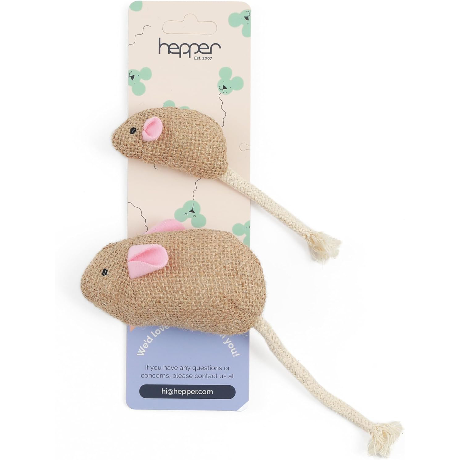 Hepper Catnip Mice Toy Set