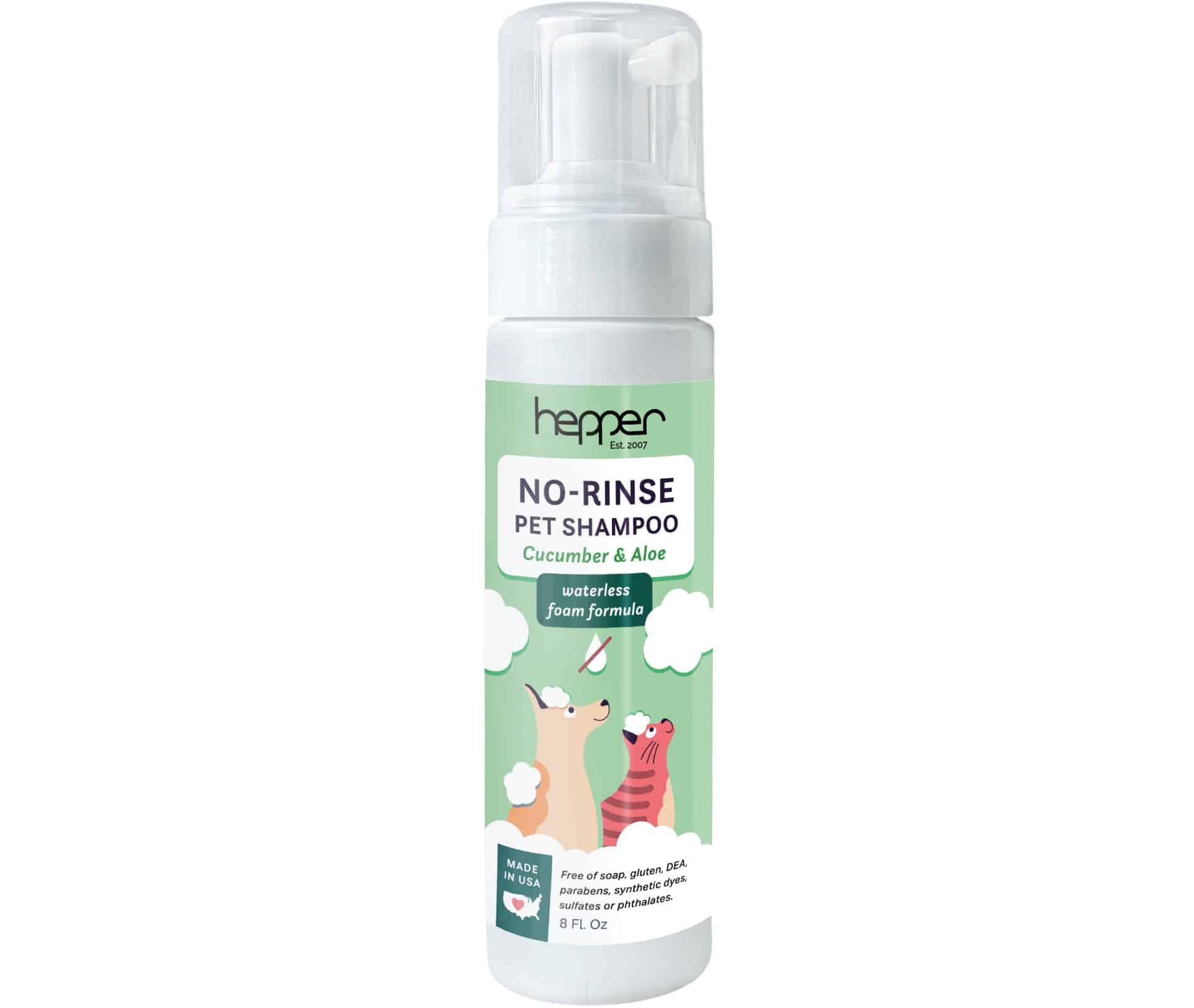 Hepper No-Rinse Shampoo dry shampoo