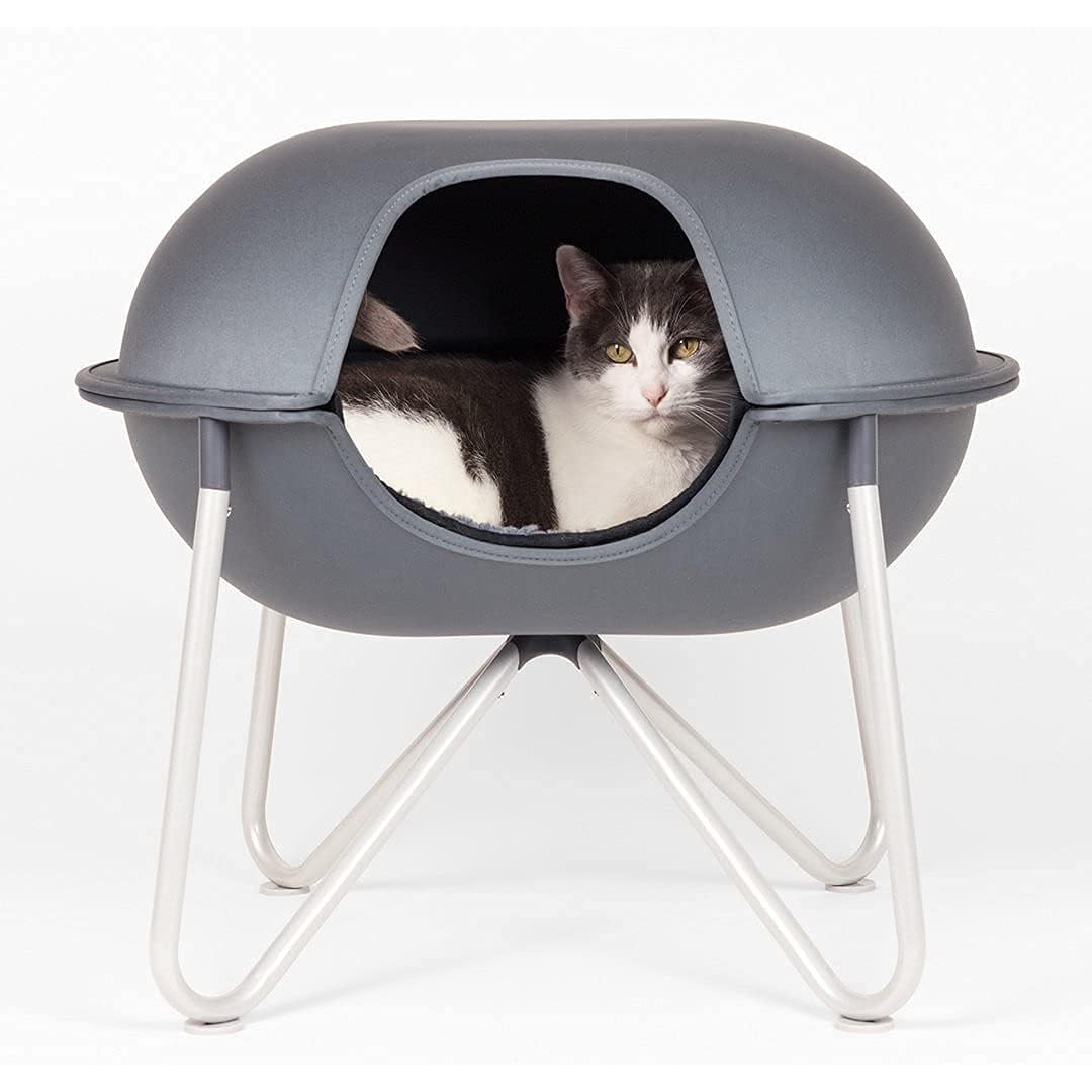 Hepper Pod Cat Tower and Enclosed Cat Bed Cave New