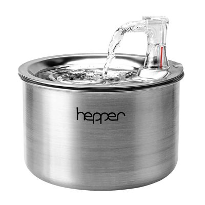 Hepper Stainless Steel Cat Water Fountain