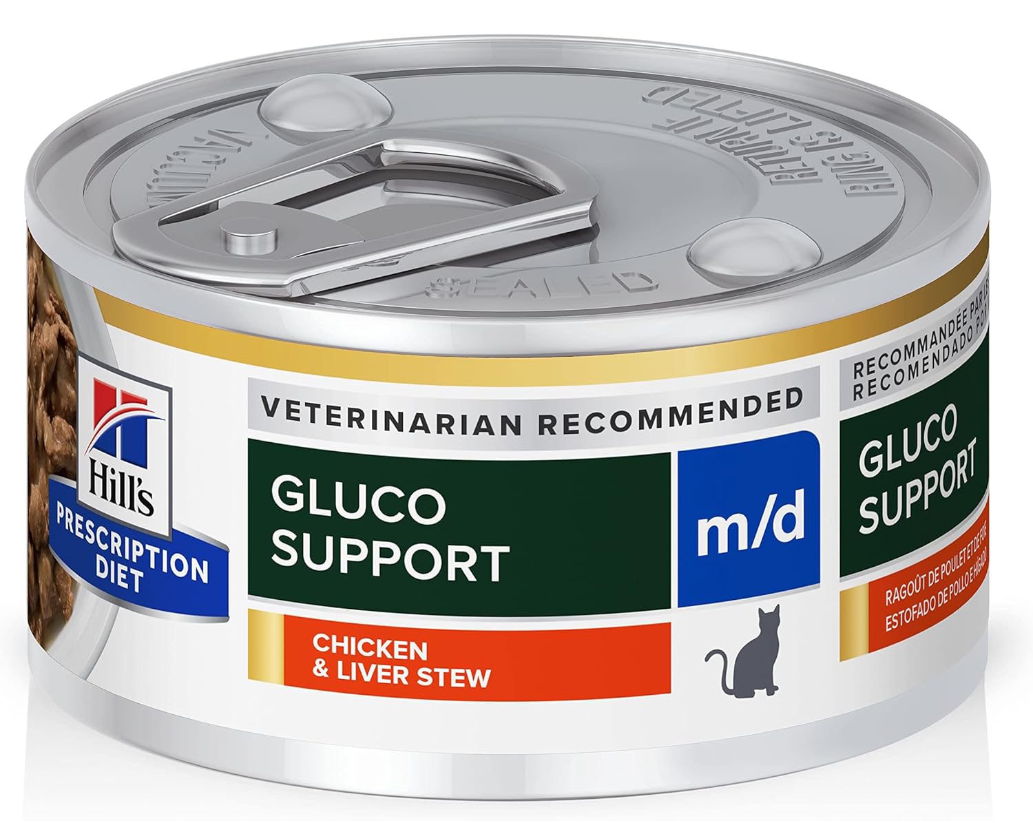 Hill’s Prescription Diet m_d GlucoSupport Stew Canned Cat Food
