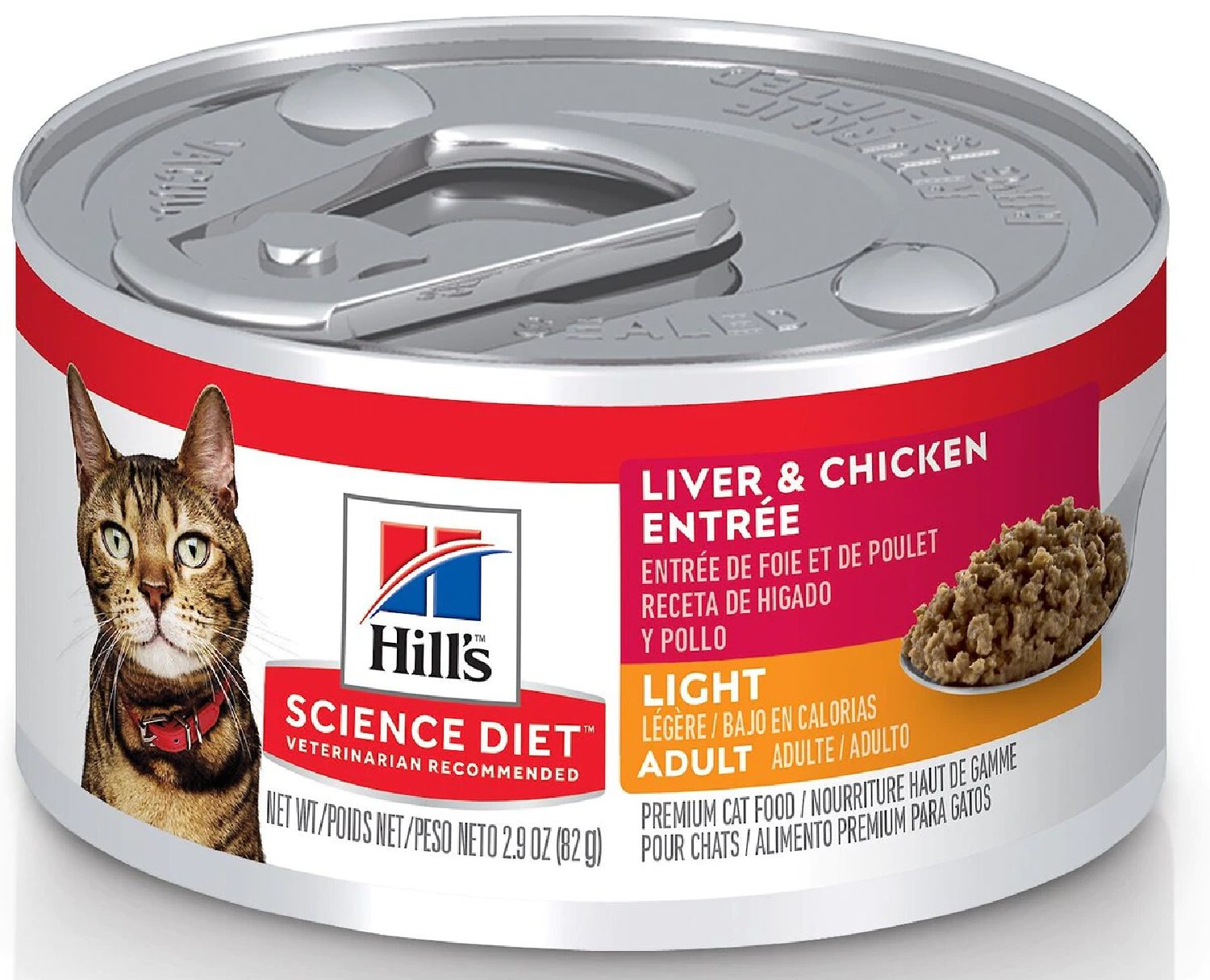 Hill’s Science Diet Adult Light Liver & Chicken Entrée Canned Cat Food