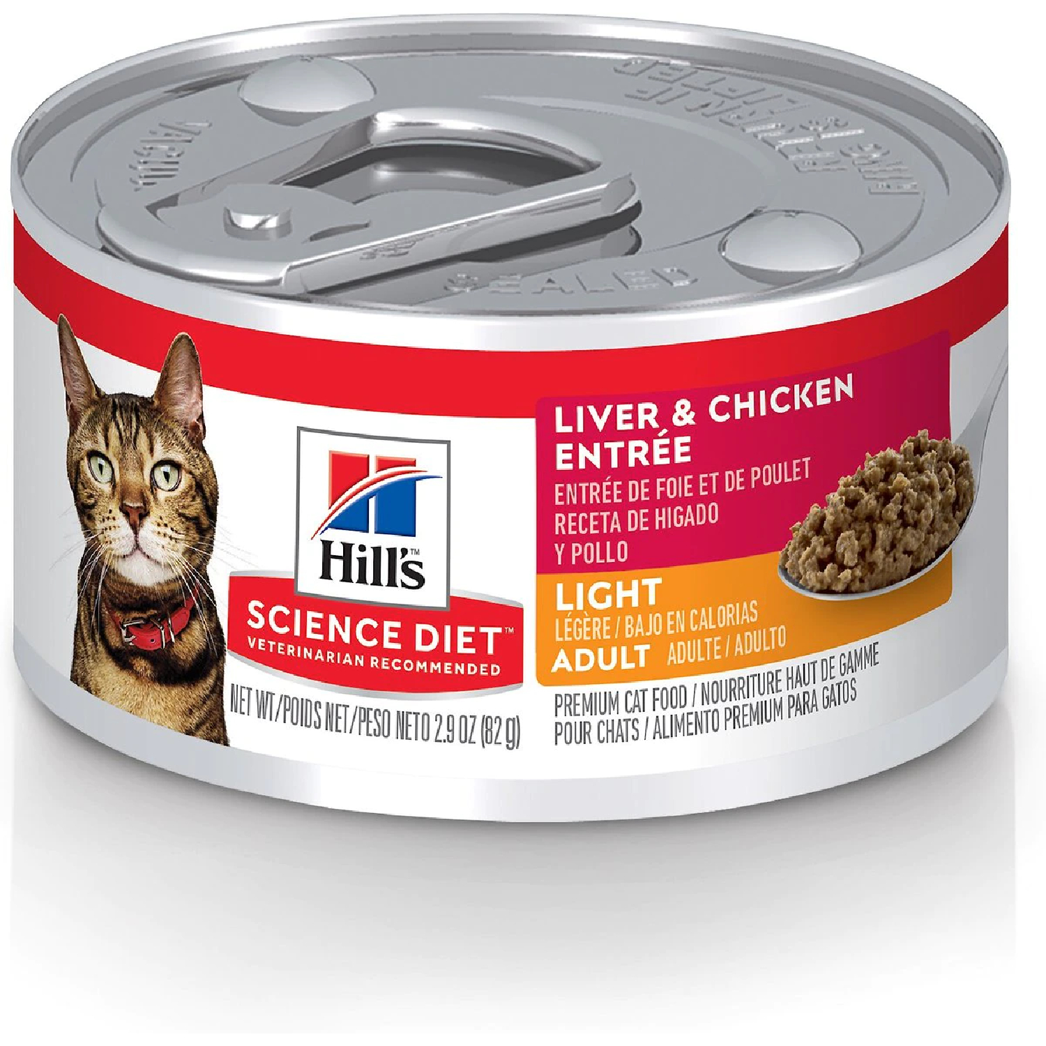 Hill’s Science Diet Adult Light Liver & Chicken Entrée Canned Cat Food