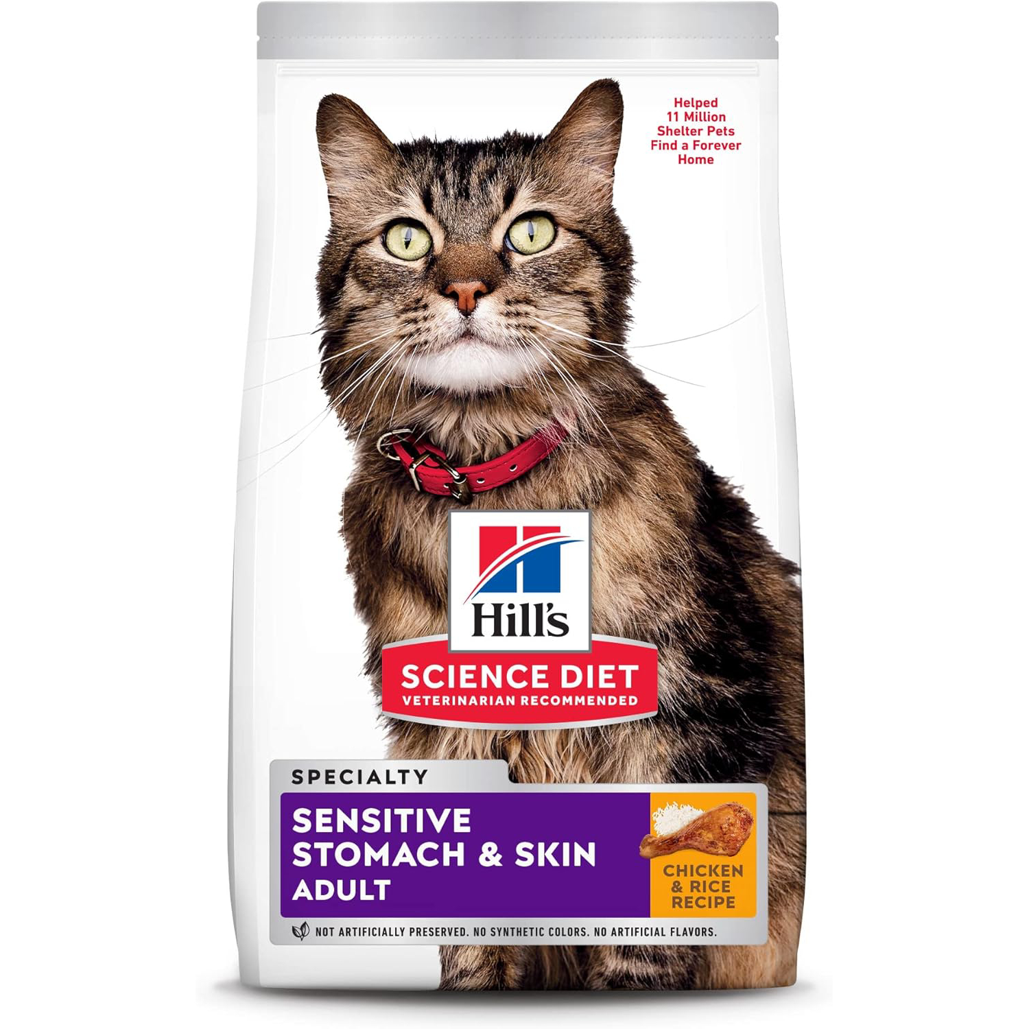 Hill's Science Diet Adult Sensitive Stomach & Skin Dry Cat Food